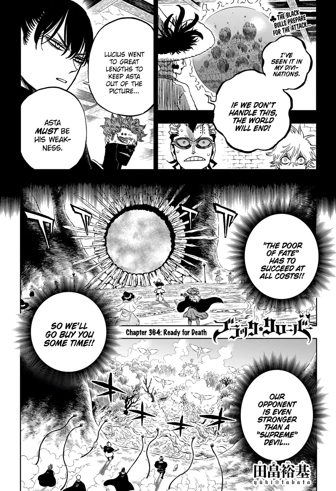 Read Black Clover Chapter 364 - Ready for Death Online