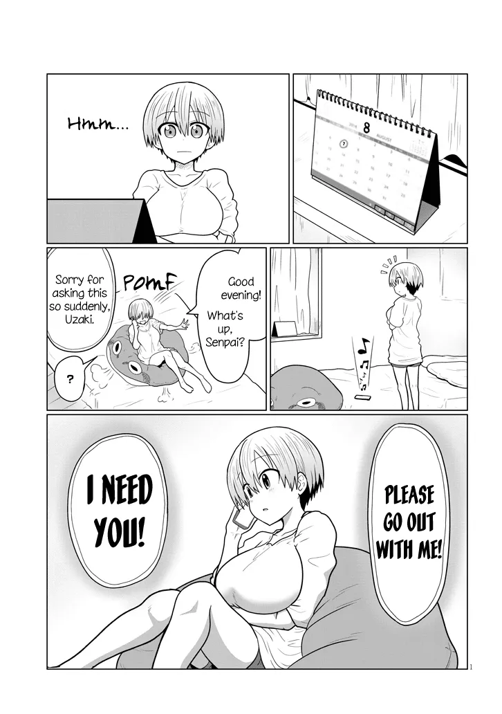 Read Uzaki-chan wa Asobitai! Chapter 21 - Kouhai and Cat Cafe Online