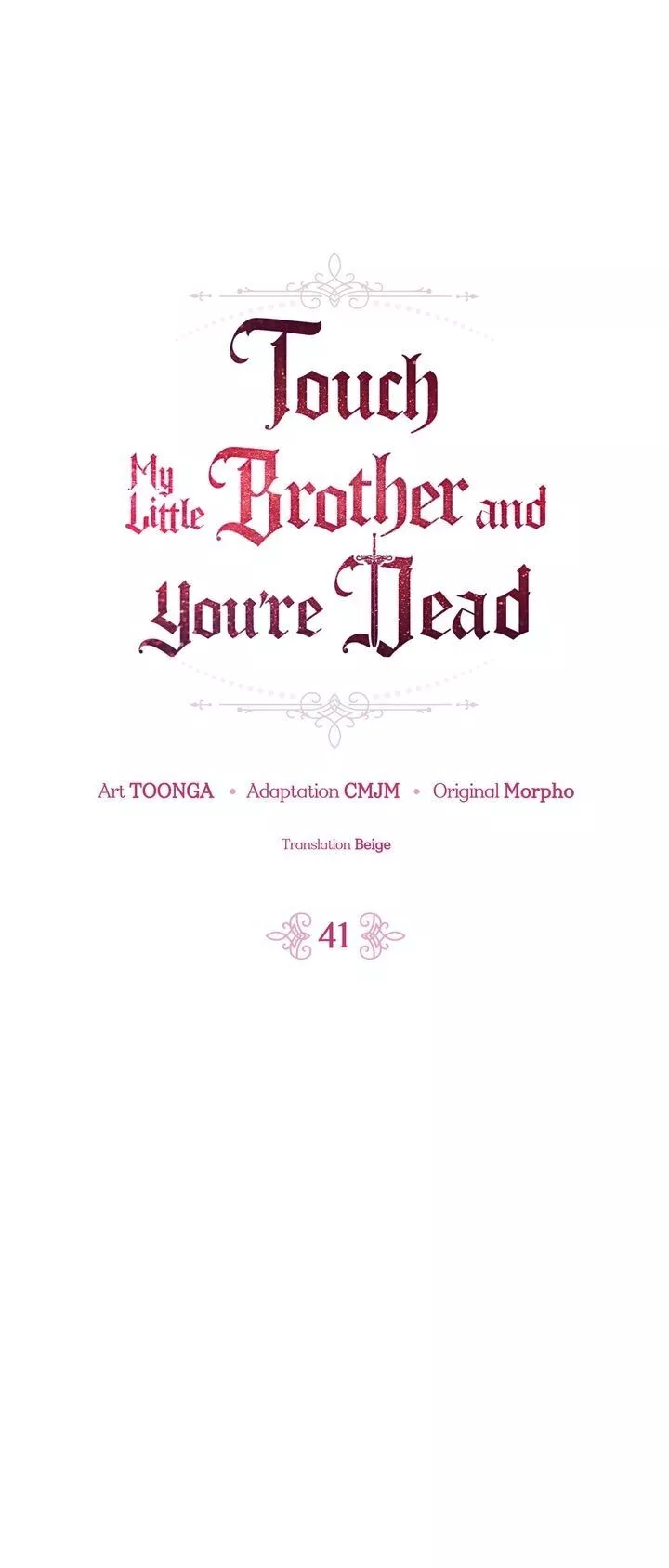 Read If You Touch My Brother, You’re All Dead Chapter 41 Online