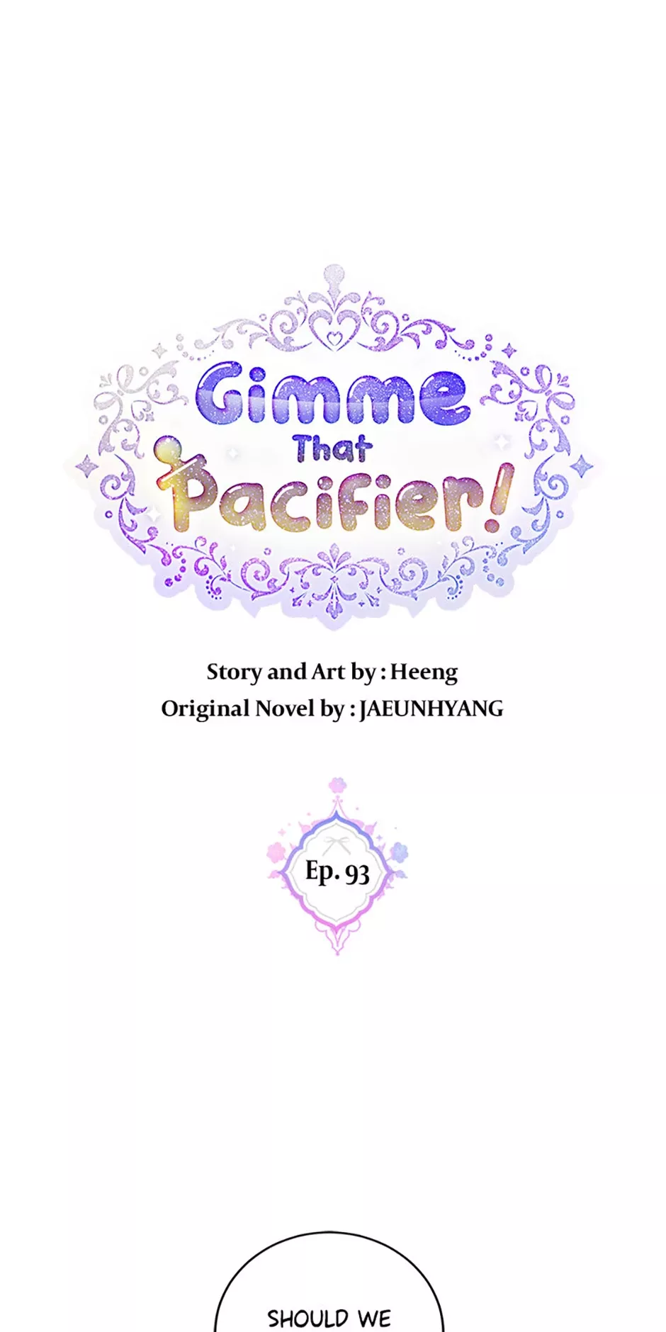Read Gimme That Pacifier! Chapter 93 Online