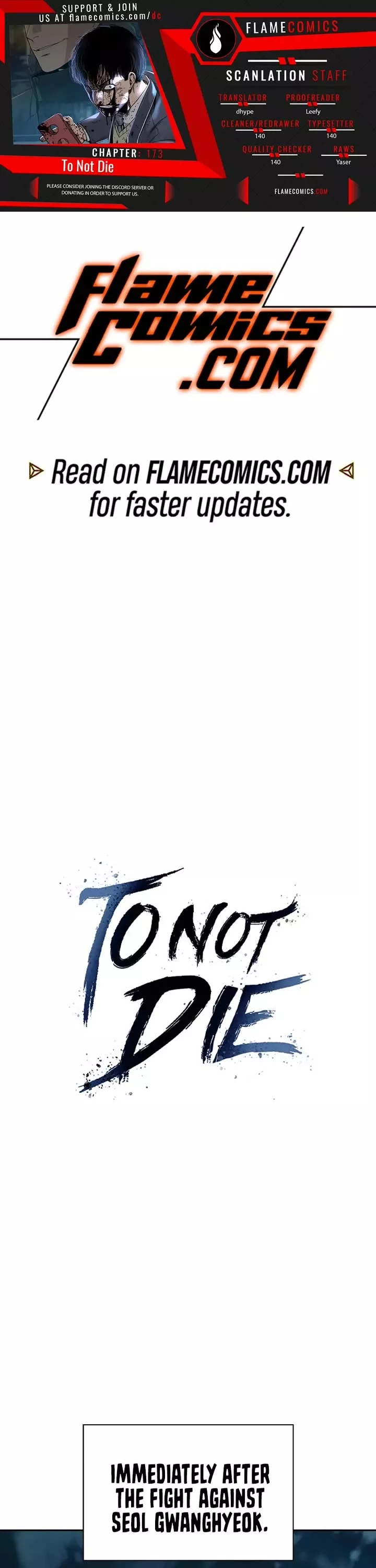 Read To Not Die Chapter 173 Online