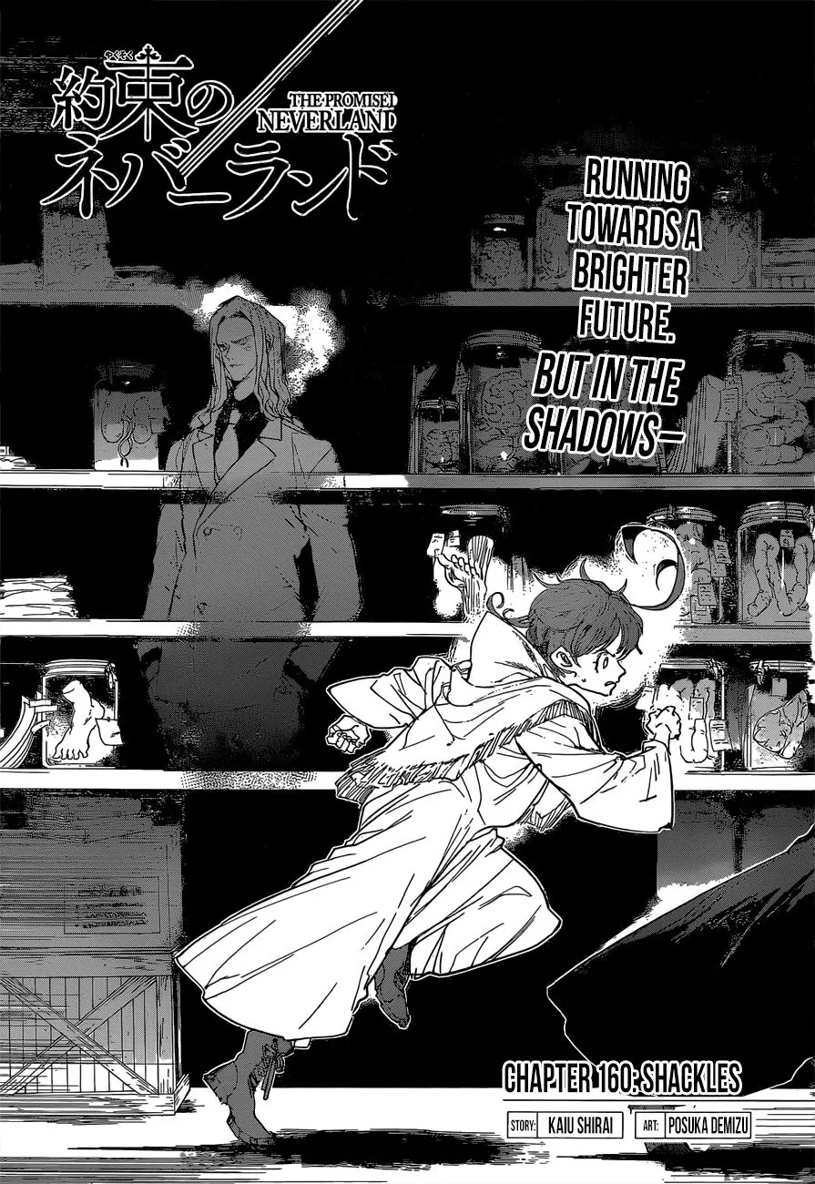 Read Yakusoku no Neverland Chapter 160 - Shackles Online