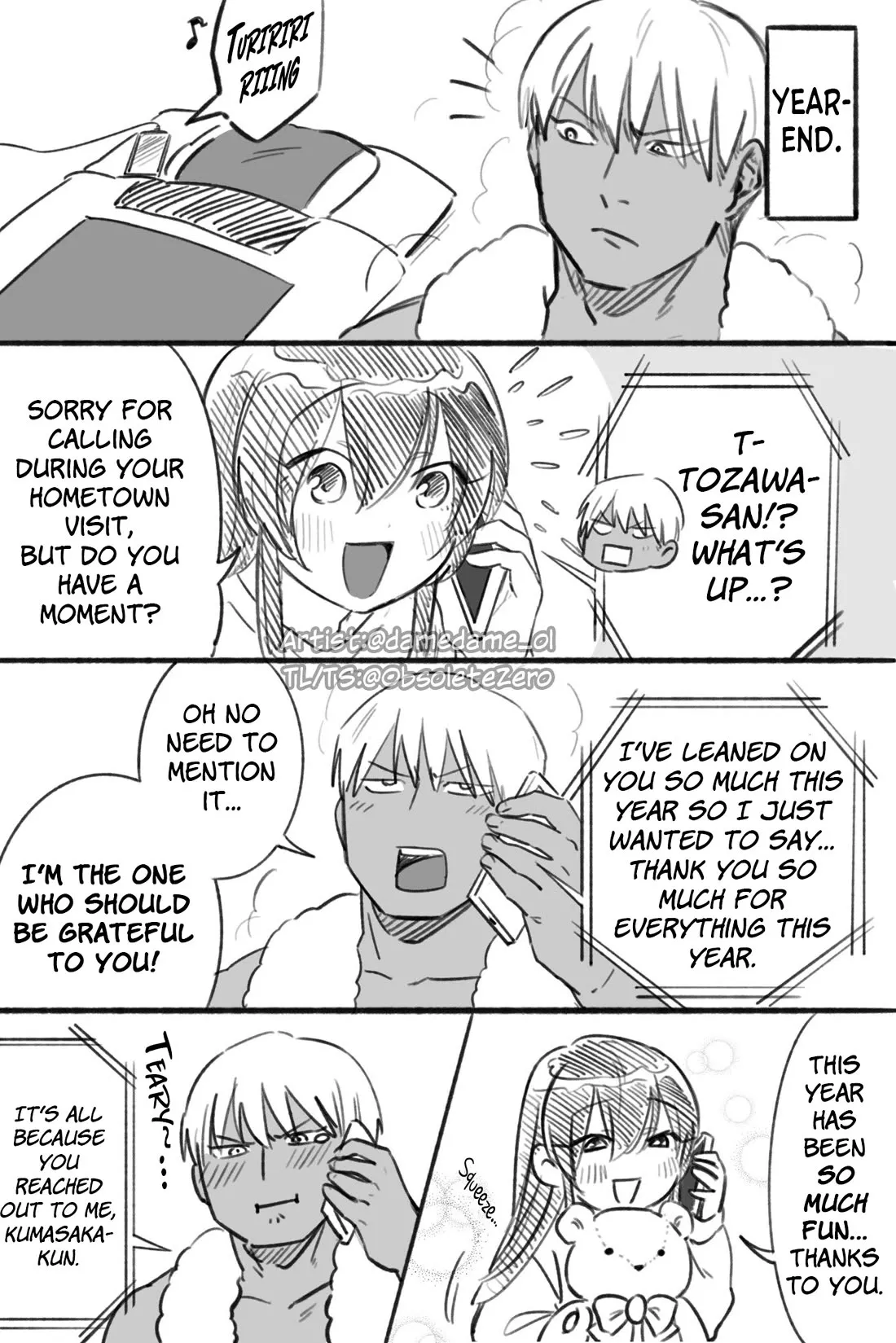 Read Kuma to Usagi wa Tomodachi dewa Irarenai Chapter 41 - I Wanted to Say It Out Loud Online