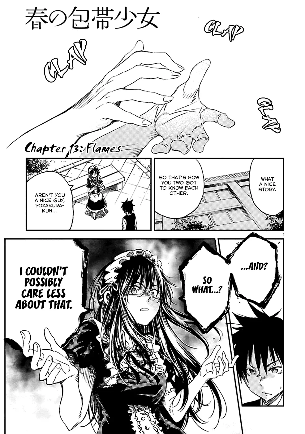 Read Haru no Houtai Shoujo Chapter 13 - Flames Online