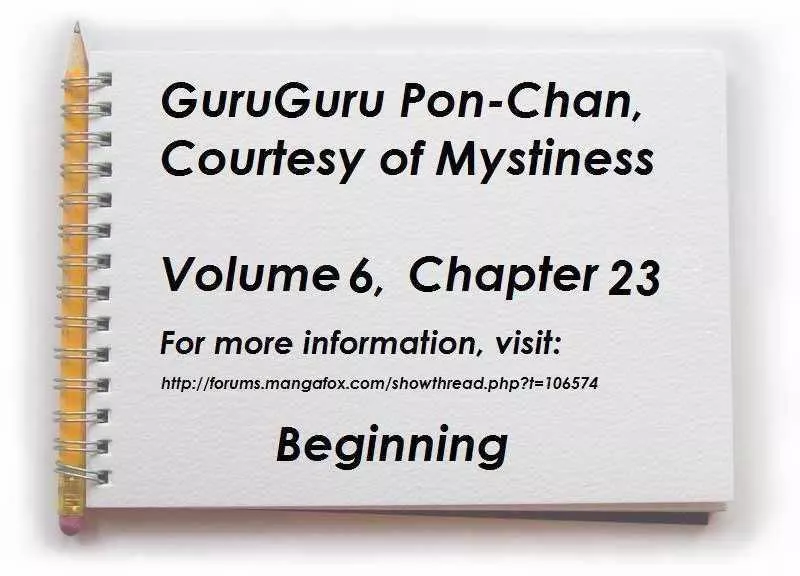 Read Guruguru Pon-chan Chapter 23 - A Close Call With The Guru Guru Bone Online