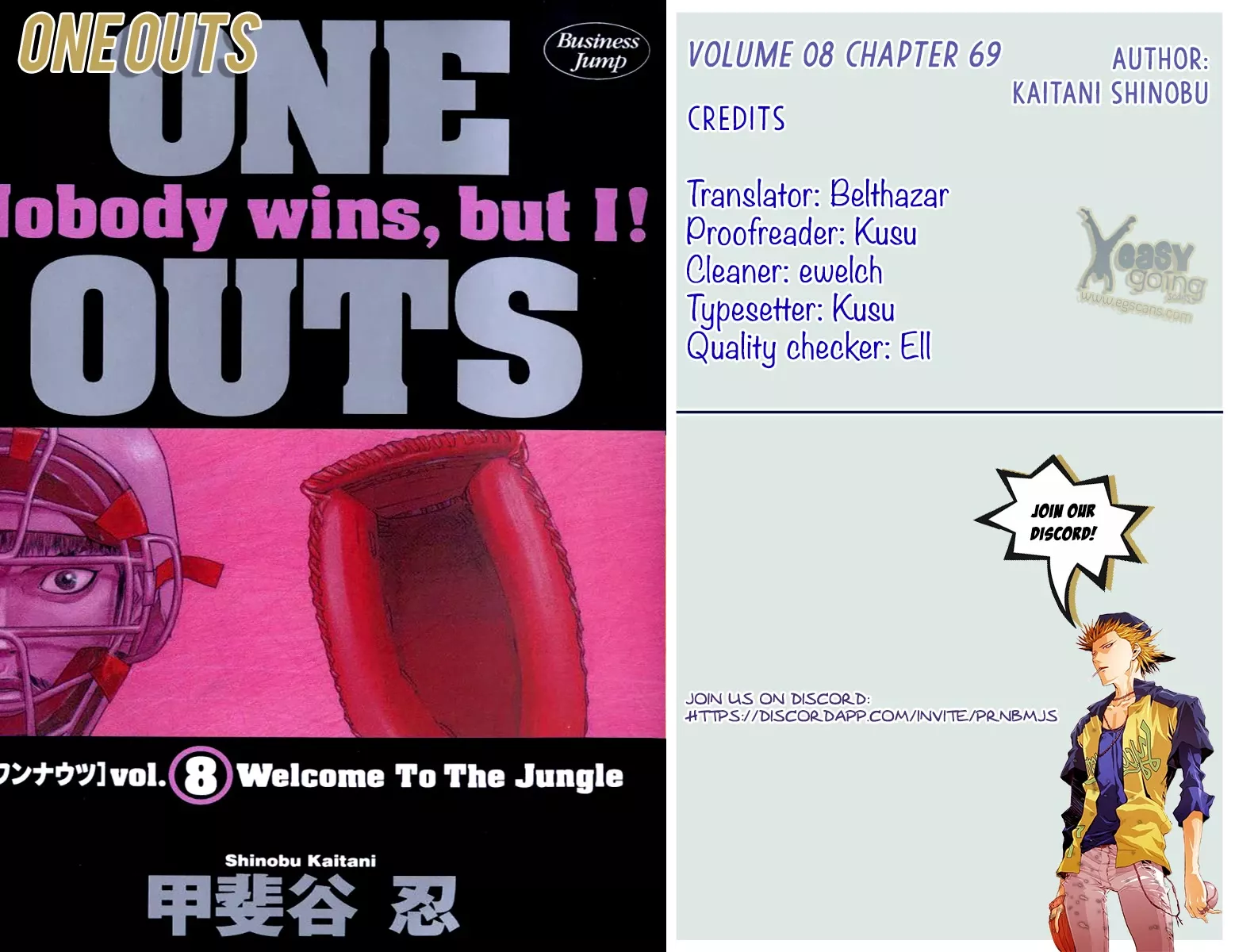 Read One Outs Chapter 69 - Indication Online