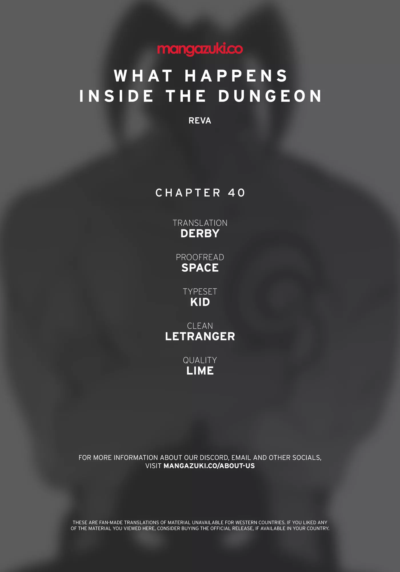 Read What Happens Inside the Dungeon Chapter 40 Online
