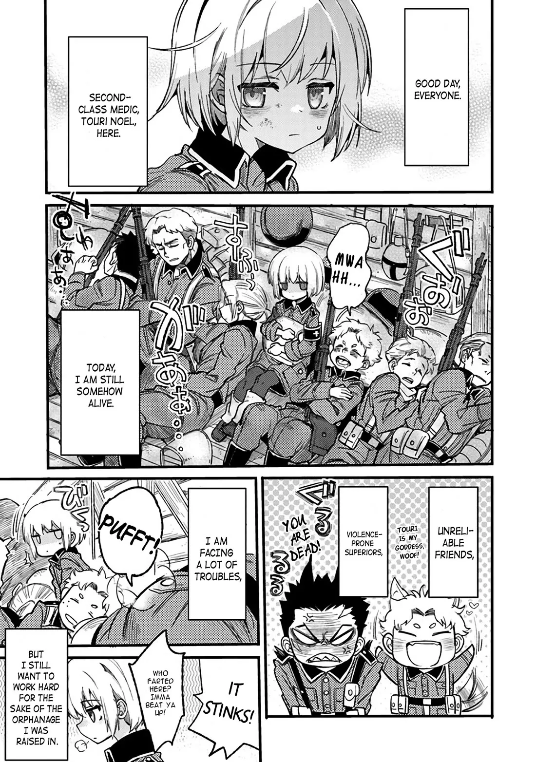 Read TS Eiseihei-san no Senjou Nikki Chapter 3 Online