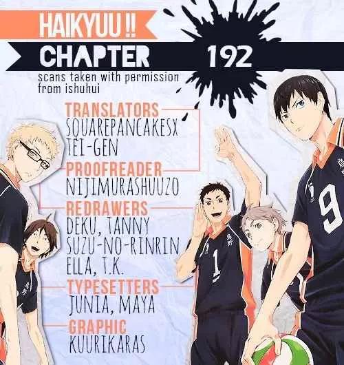 Read Haikyu!! Chapter 192 - Engine Online