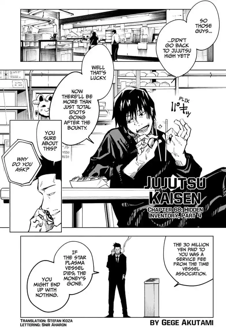 Read Jujutsu Kaisen Chapter 68 - Hidden Inventory, Part 4 Online