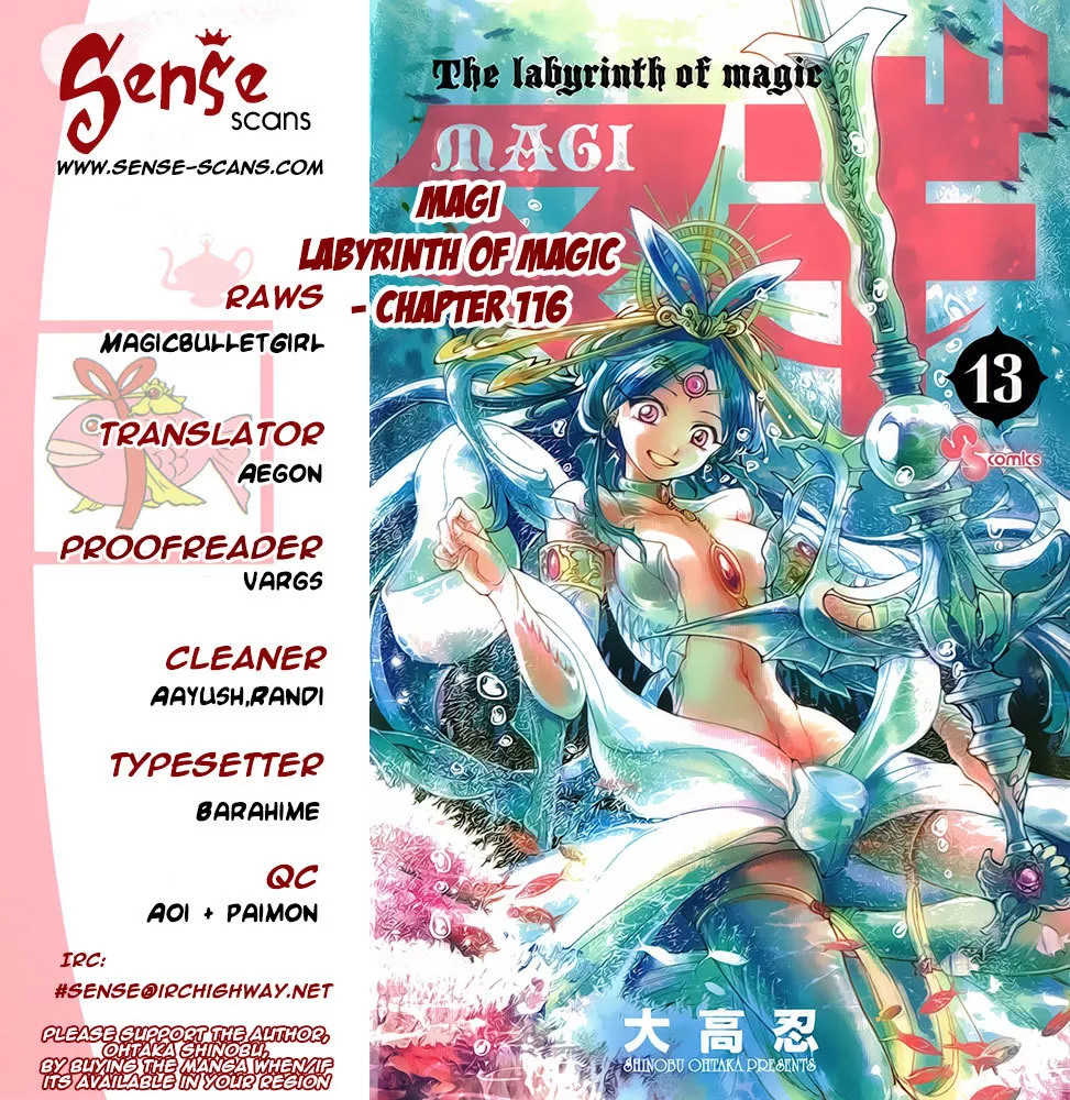 Read Magi – Labyrinth of Magic Chapter 116 - Turning Point Online