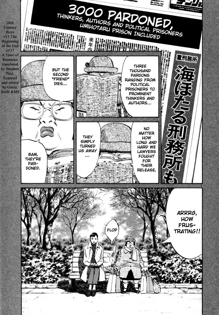 Read 20th Century Boys Chapter 137 - A Time of Reunions Online