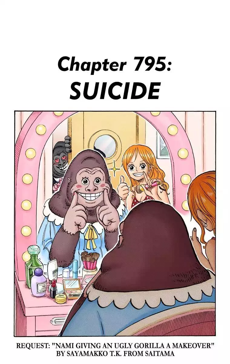 Read One Piece Chapter 795 - Suicide Online