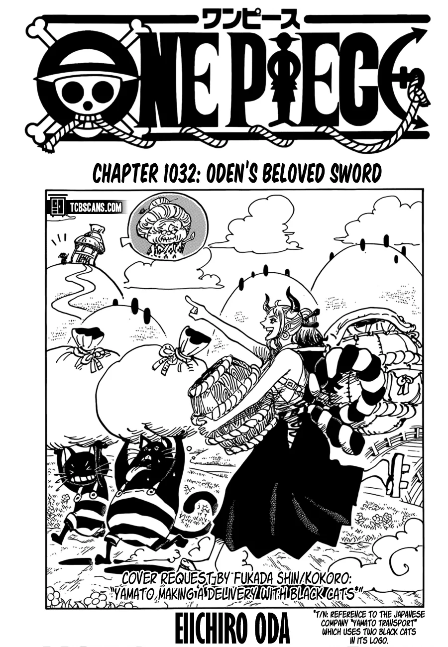 Read One Piece Chapter 1032 - Oden’s Beloved Sword Online