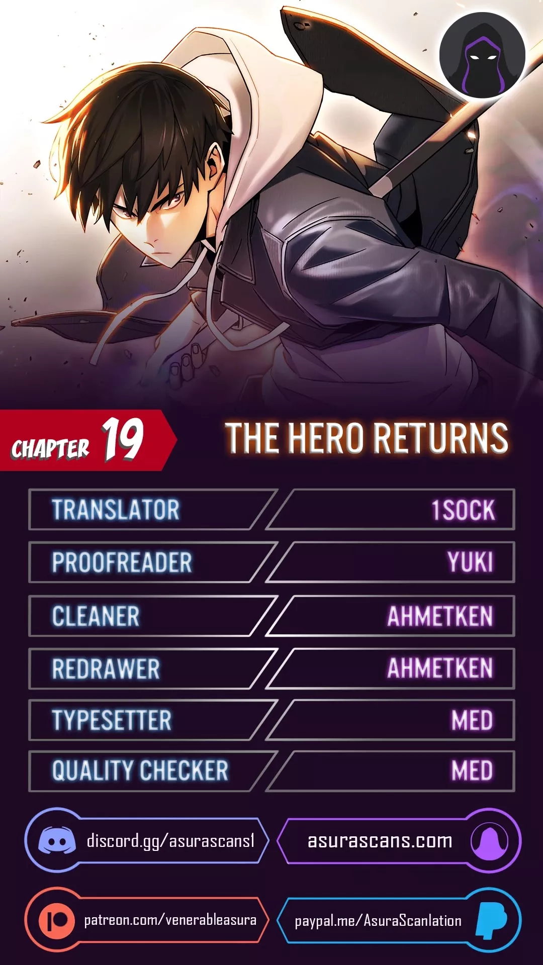 Read The Hero Returns Chapter 19 Online