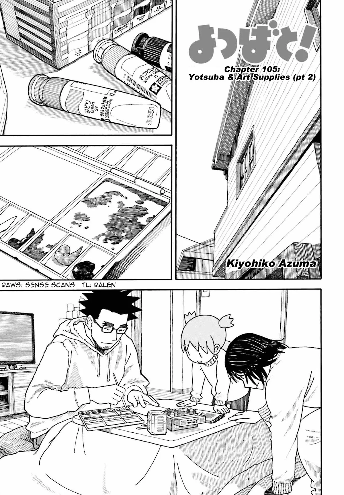 Read Yotsubato! Chapter 105 - Yotsuba & Art Supplies (part 2) Online