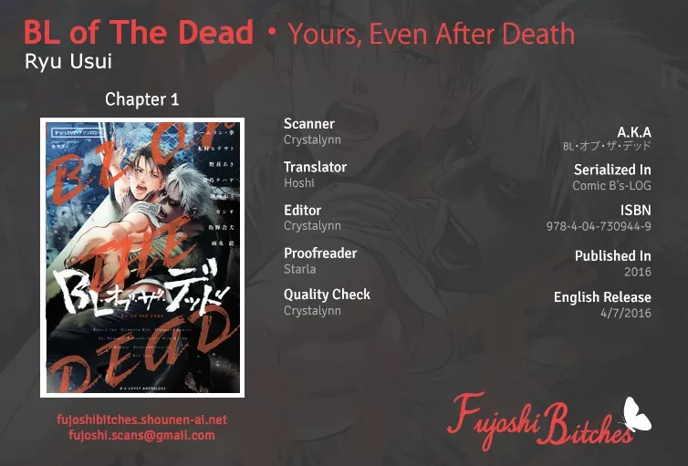 Read BL of the Dead Chapter 1 - Yours, Even After Death (Usui Ryu) Online