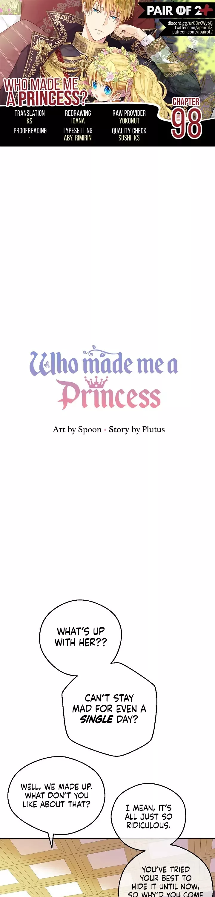 Read Who Made Me a Princess Chapter 98 Online