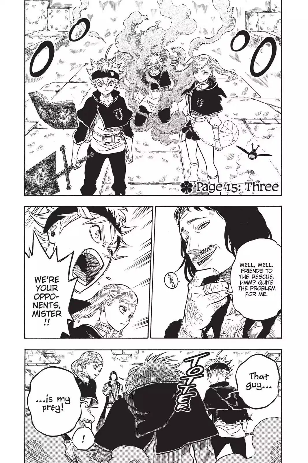 Read Black Clover Chapter 15 - Vol.2 Page 15: Three Online