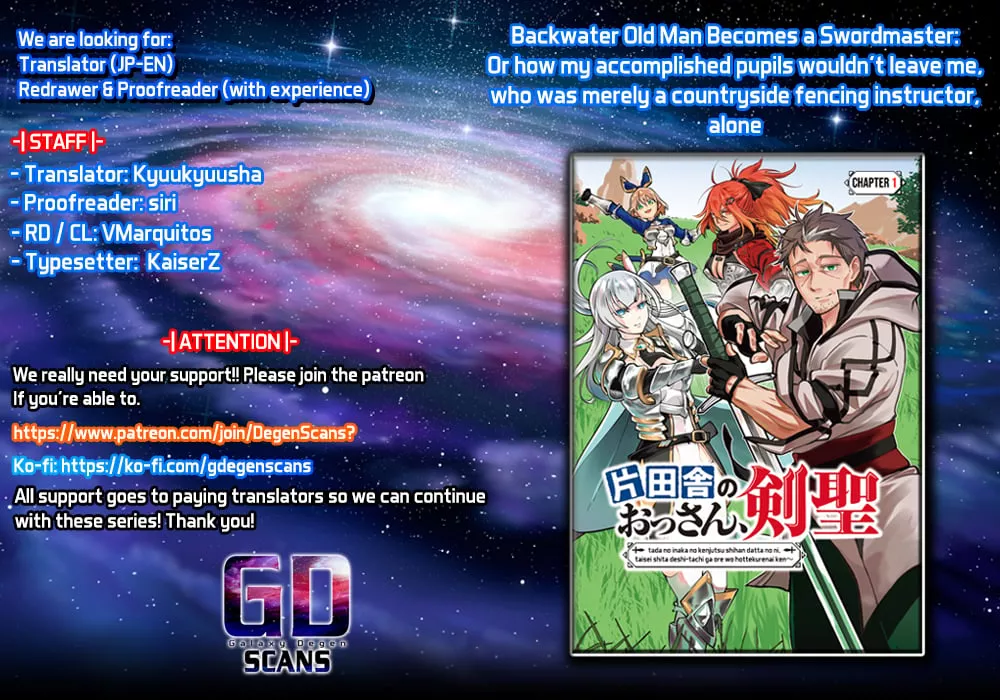 Read Katainaka no Ossan, Kensei ni Naru ~Tada no Inaka no Kenjutsu Shihan Datta noni, Taisei Shita Deshi-tachi ga Ore wo Hottekurenai Ken~ Chapter 6 - Fight against magic, Old man! Online