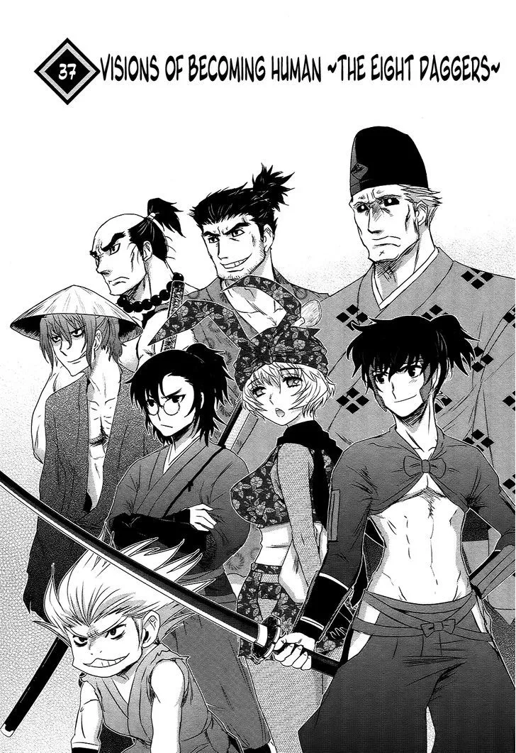 Read Gachirin ni Kiri Saku Chapter 37 - Visions of Becoming Human ~The Eight Daggers~ Online