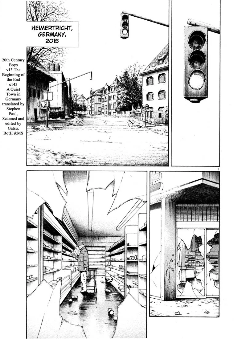 Read 20th Century Boys Chapter 143 - A Quiet Town in Germany Online