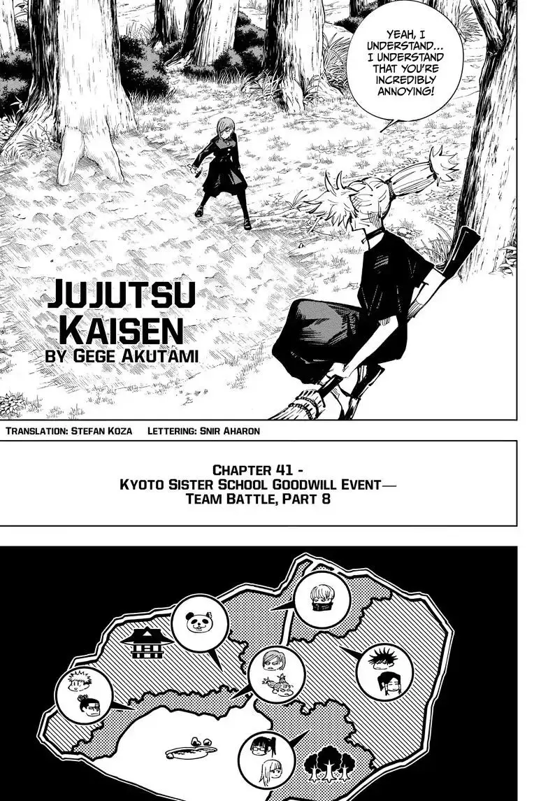 Read Jujutsu Kaisen Chapter 41 - Kyoto Sister School Goodwill Event - Team Battle, Part 8 Online