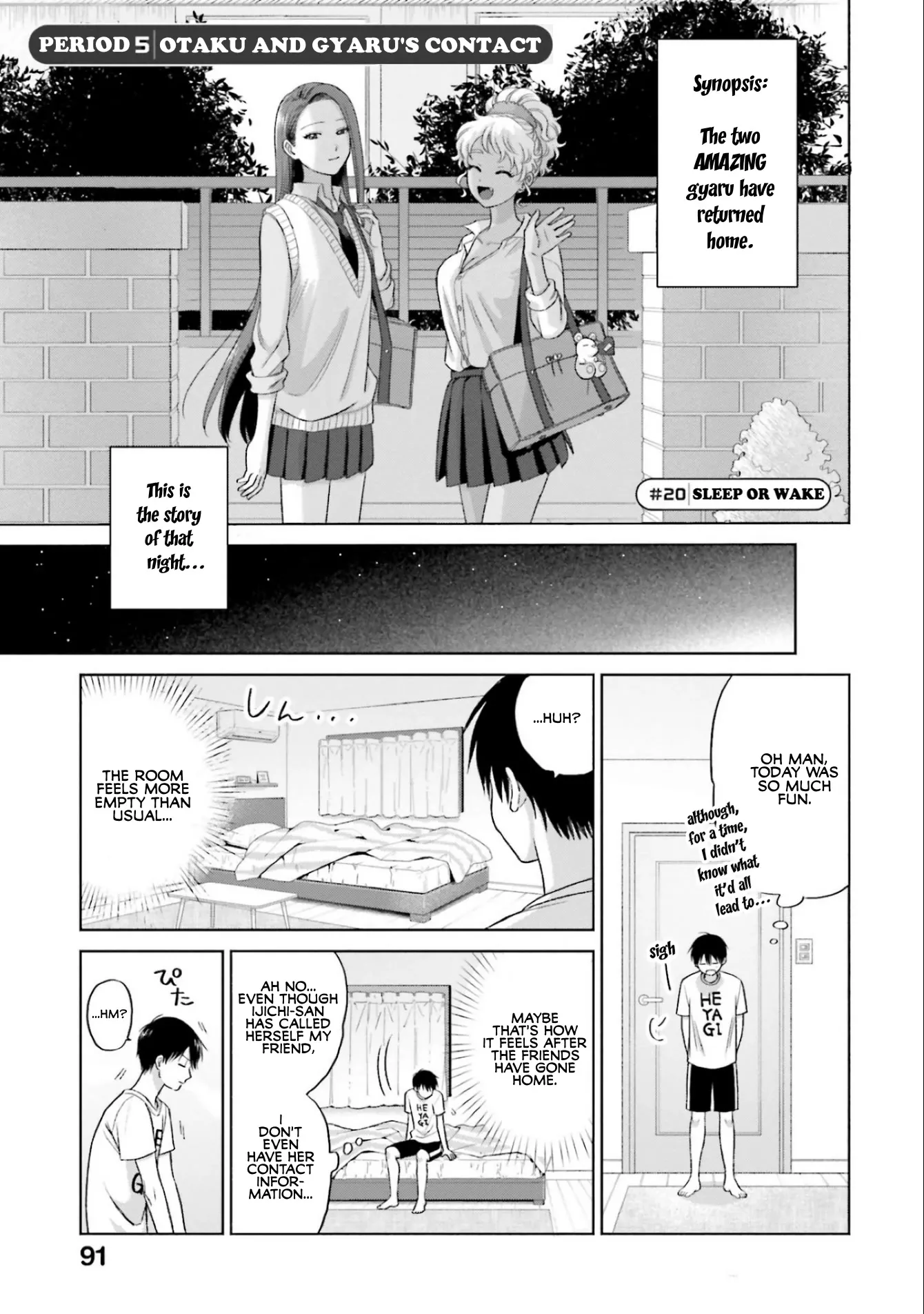 Read Gal Can’t Be Kind to Otaku!? Chapter 5 - Otaku & Gyaru's Contact Online