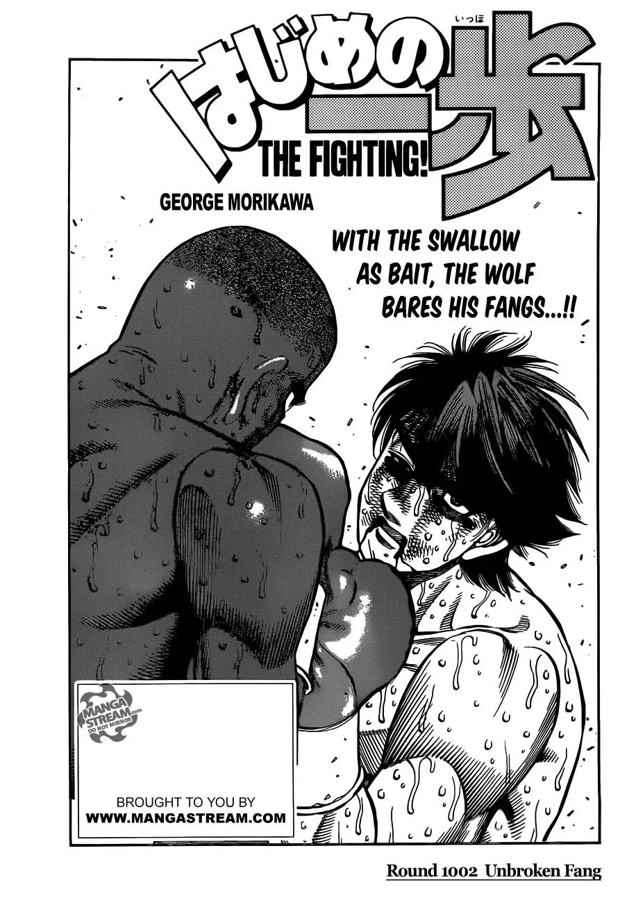 Read Hajime no Ippo Chapter 1002 - Unbroken Fang Online