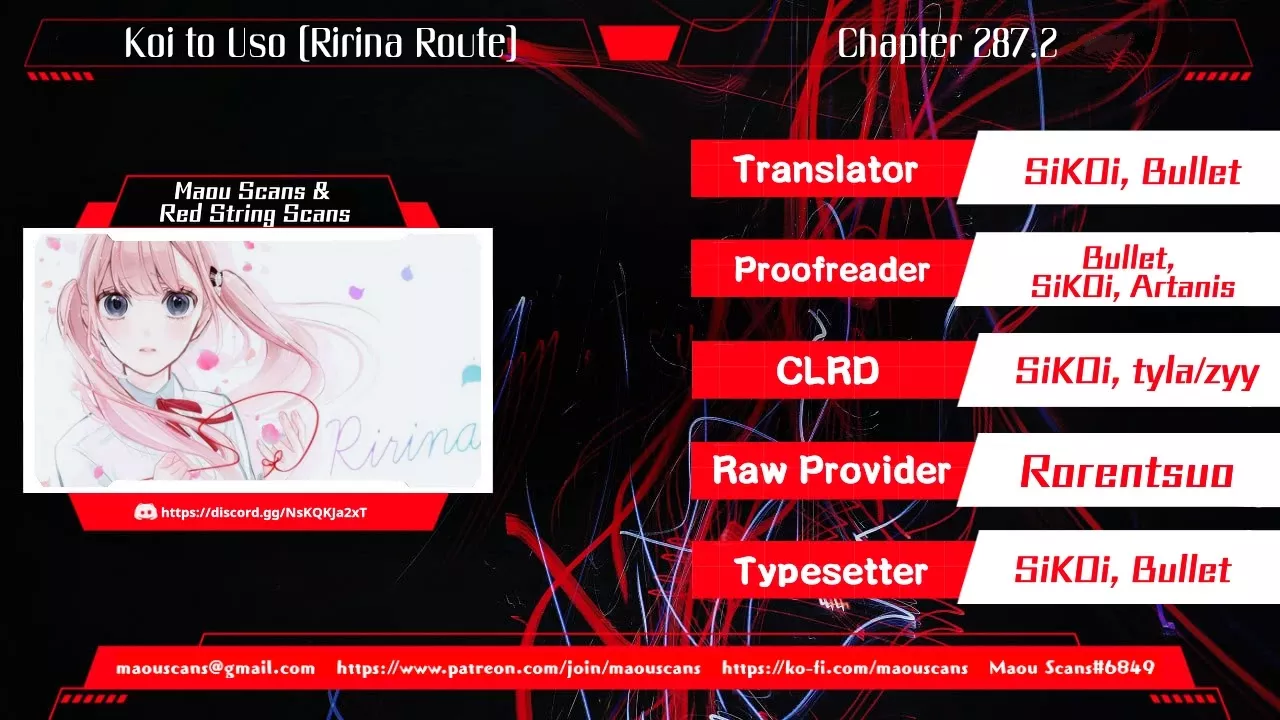 Read Koi to Uso Chapter 287.2 - Ririna Route Finale Online