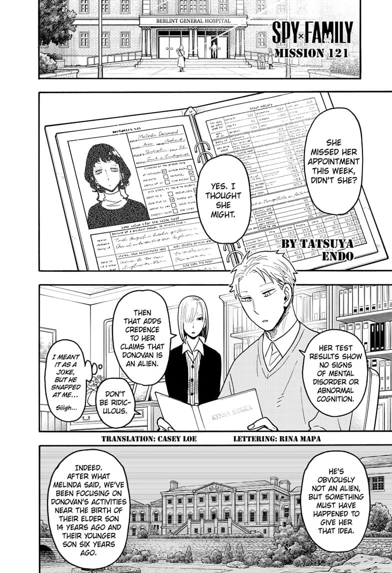 Read SPY x FAMILY Chapter 121 - MISSION 121 Online