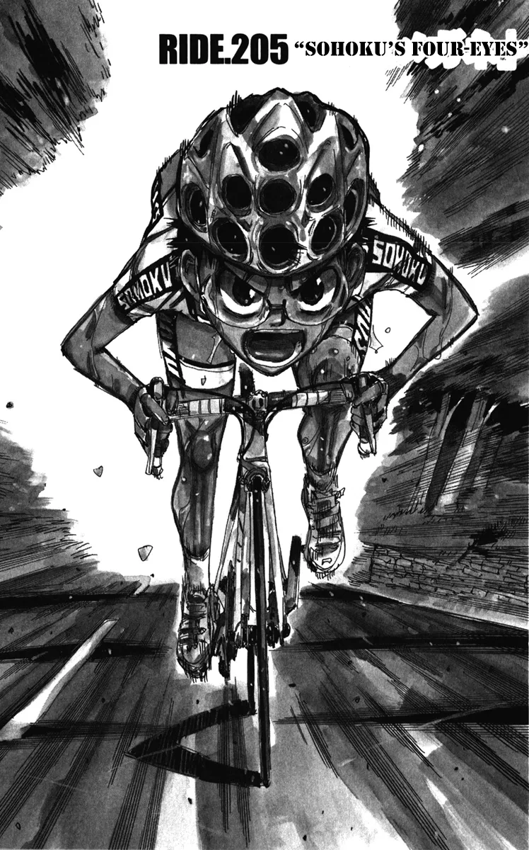 Read Yowamushi Pedal Chapter 205 - "Sohoku's Four-Eyes" Online