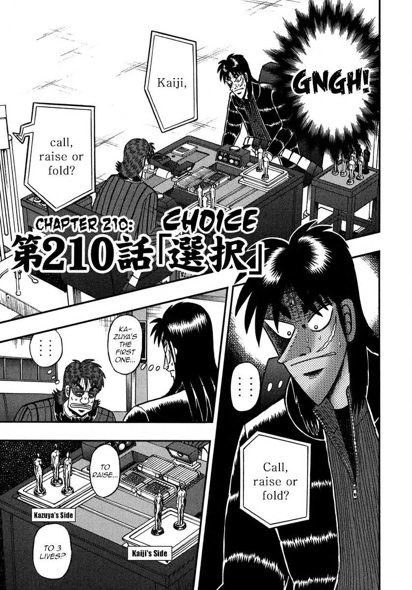 Read Gambling Outcast Kaiji: The One Poker Arc – Kaiji Part 5 Chapter 210 - Choice Online