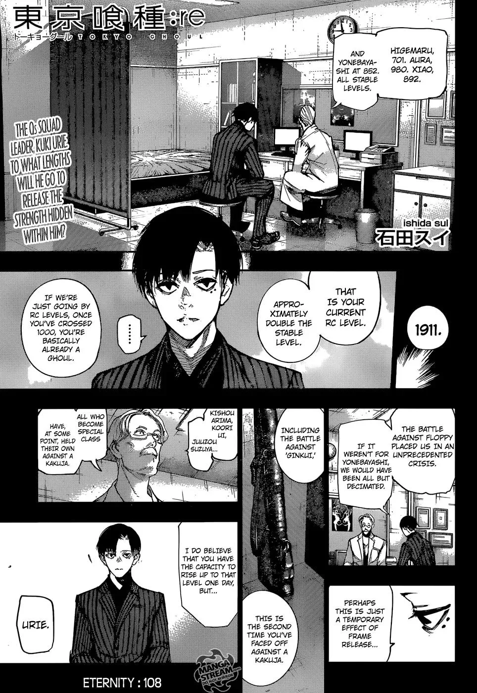 Read Tokyo Ghoul:re Chapter 108 - Eternity Online