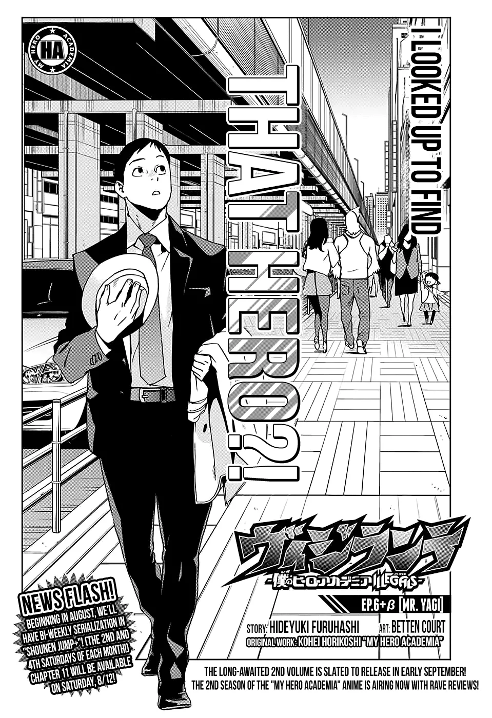 Read My Hero Academia: Vigilantes Chapter 6.6 - Mr. Yagi Online