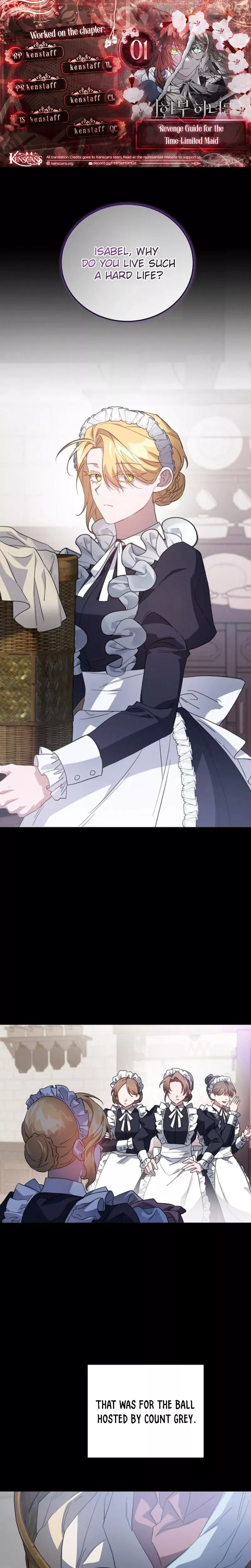 Read A Revenge Guide for the Terminally Ill Maid Chapter 1 Online