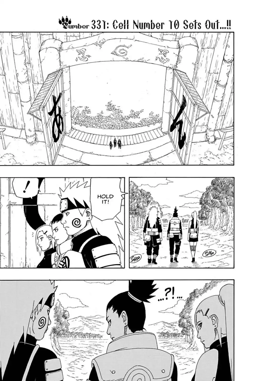 Read Naruto Chapter 331 - Cell Number 10 Sets Out...!! Online