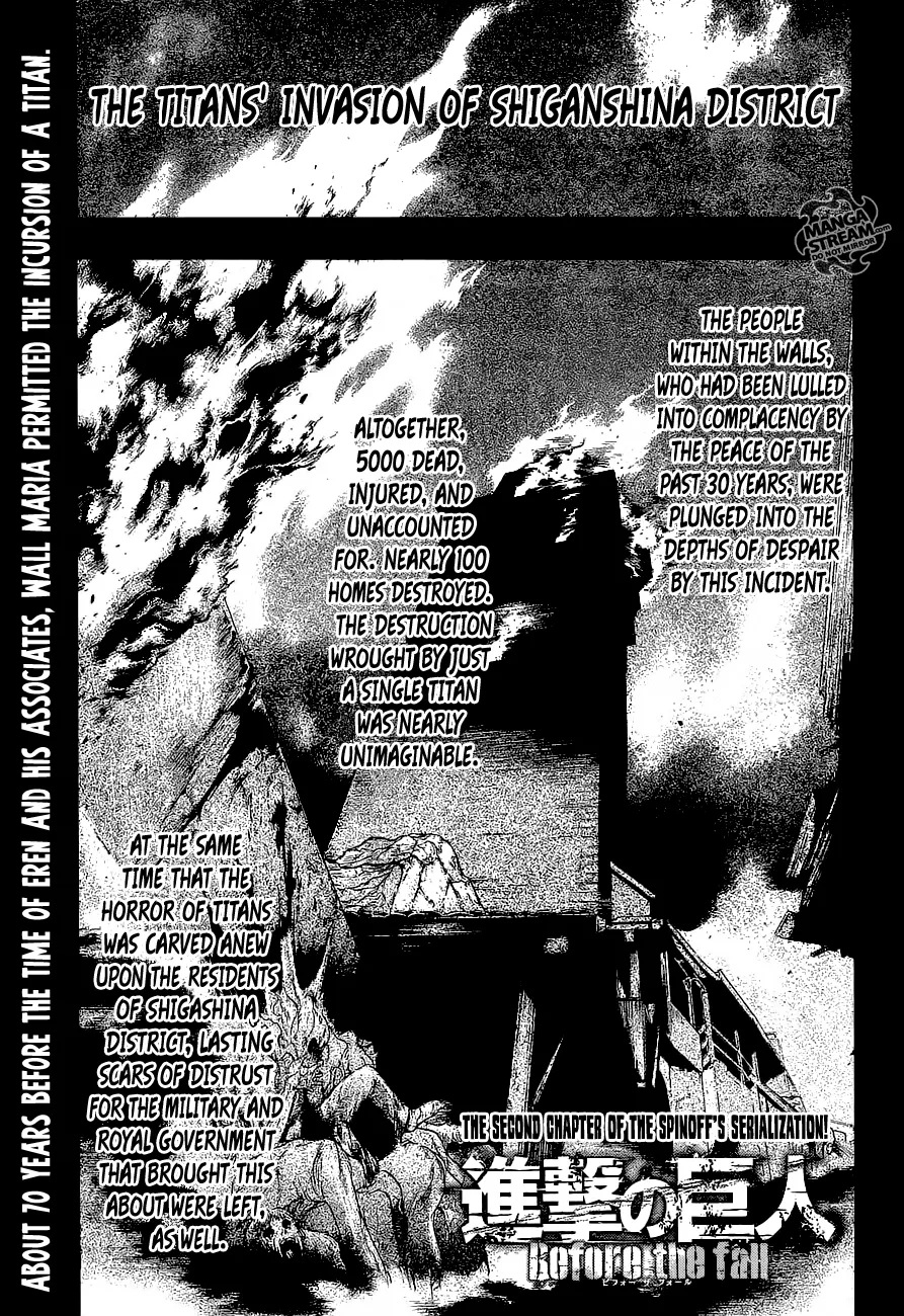 Read Shingeki no Kyojin – Before the Fall Chapter 2 - The Resolute Girl Online