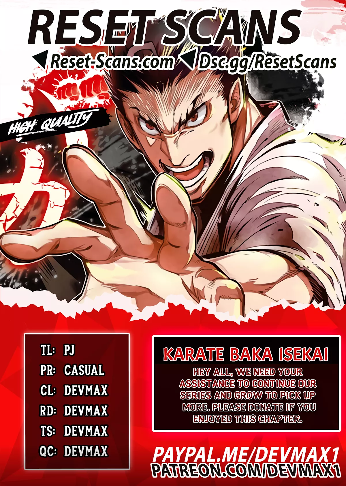 Read Karate Baka in Different World Chapter 19.1 Online