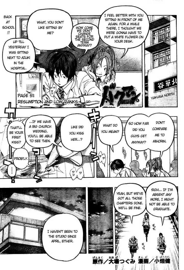 Read Bakuman Chapter 51 - Resumption and Low Ranks Online