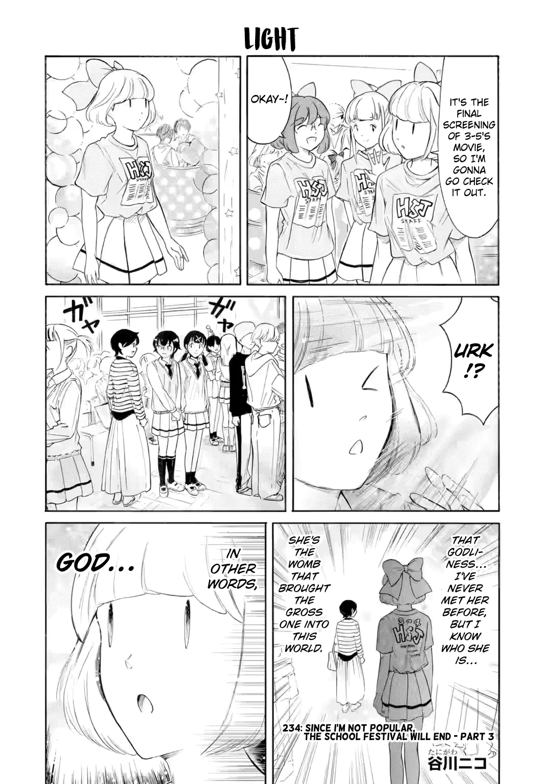 Read It’s Not My Fault That I’m Not Popular! Chapter 234.3 - Since I'm Not Popular, The School Festival Will End (Part 3) Online