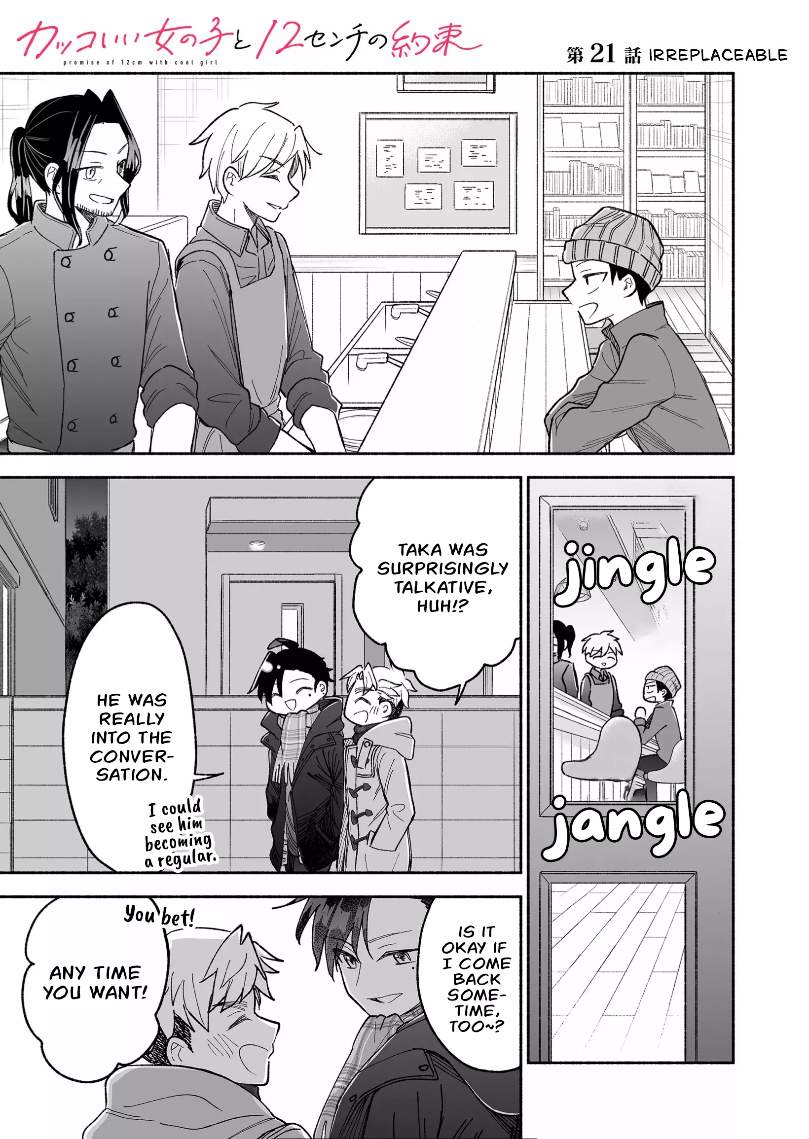 Read Kakkoii Onnanoko to 12-centi no Yakusoku Chapter 21 - Irreplaceable Online