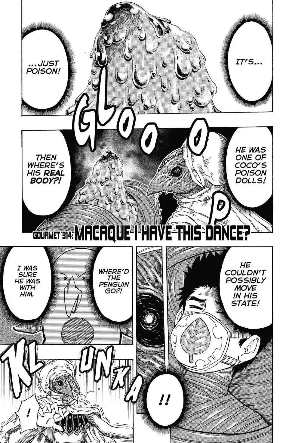 Read Toriko Chapter 314 - Vol.35 Gourmet 314: Macaque I Have This Dance!! Online