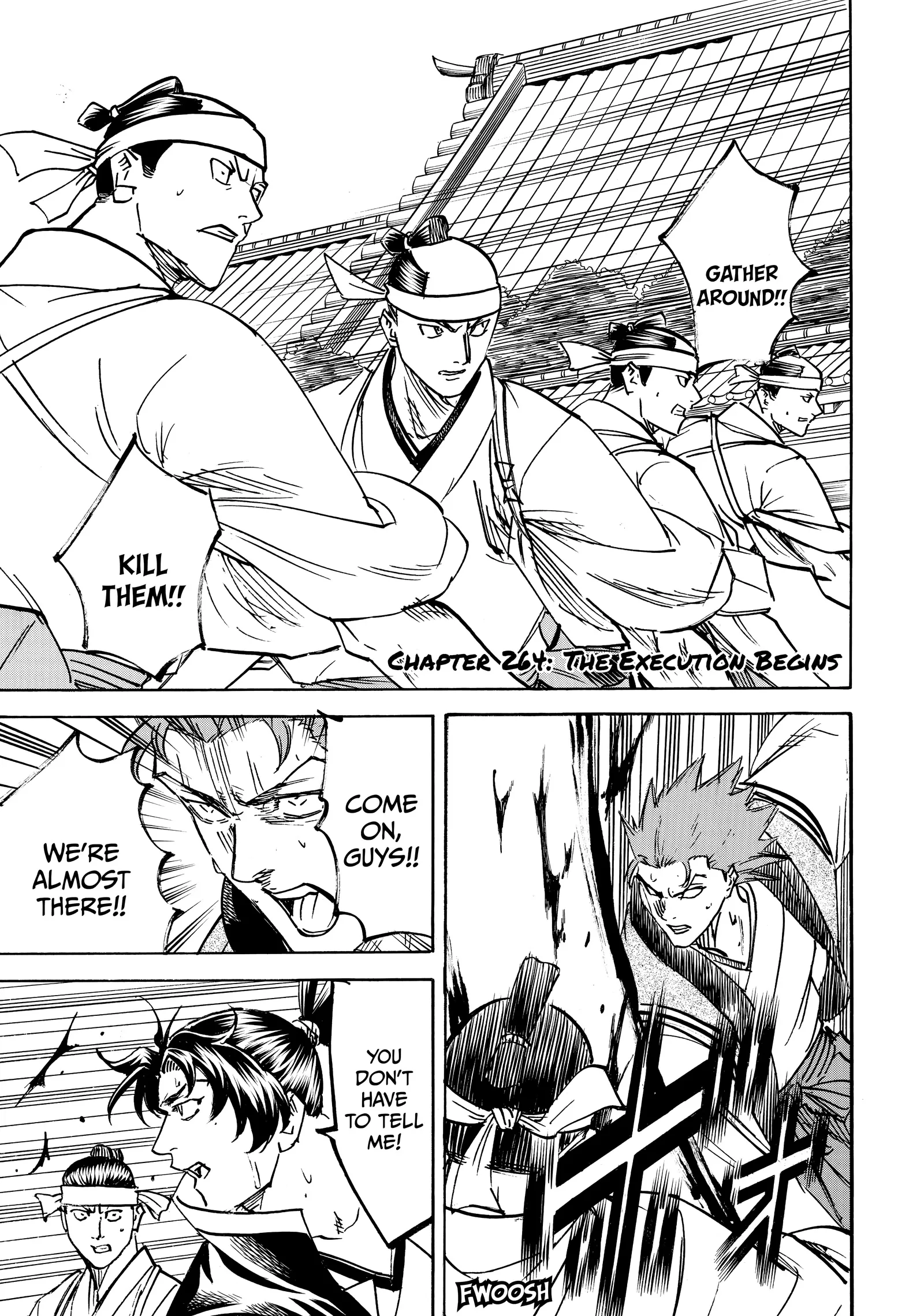 Read Gamaran: Shura Chapter 264 - The Execution Begins Online