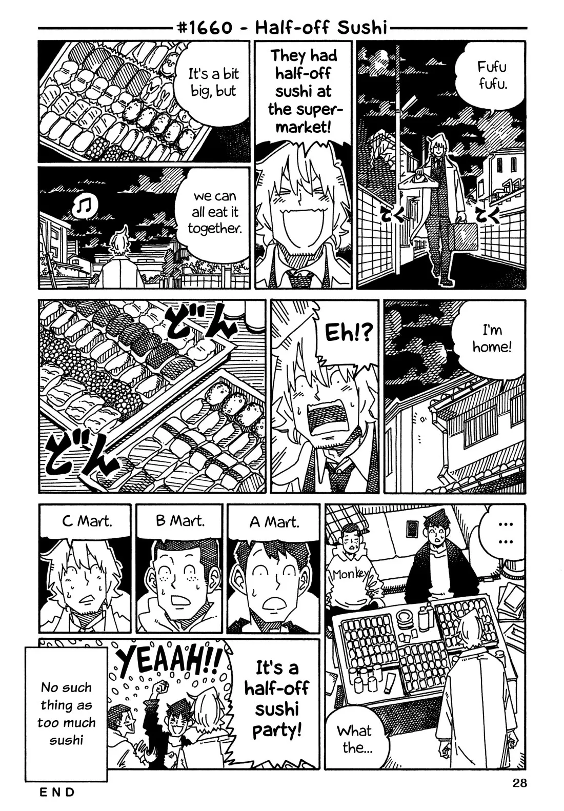 Read Hatarakanai Futari (The Jobless Siblings) Chapter 1660 - Half-off Sushi Online