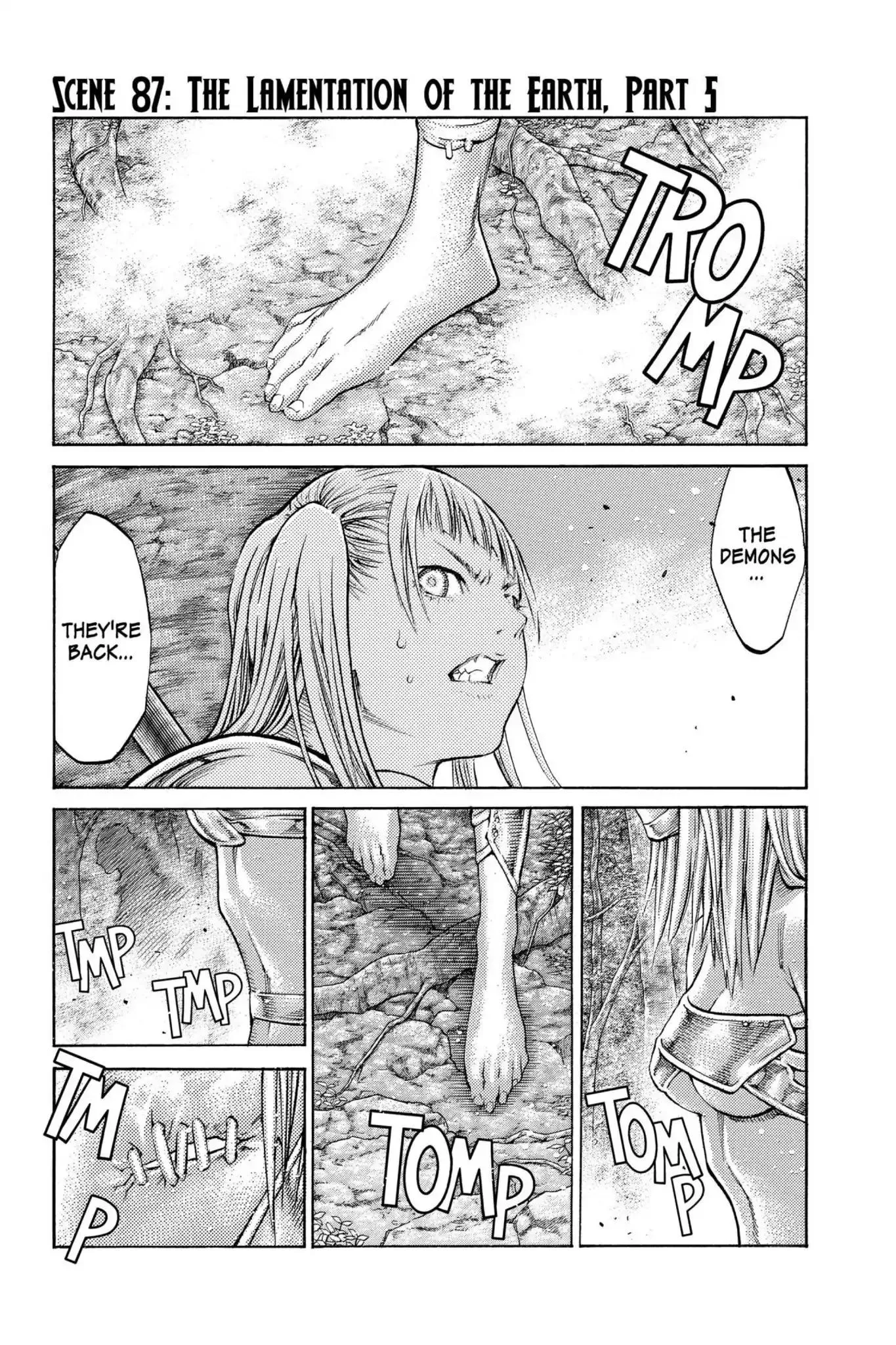 Read Claymore Chapter 87 - Vol.16 Scene 87: The Lamentation of the Earth, Part 5 Online