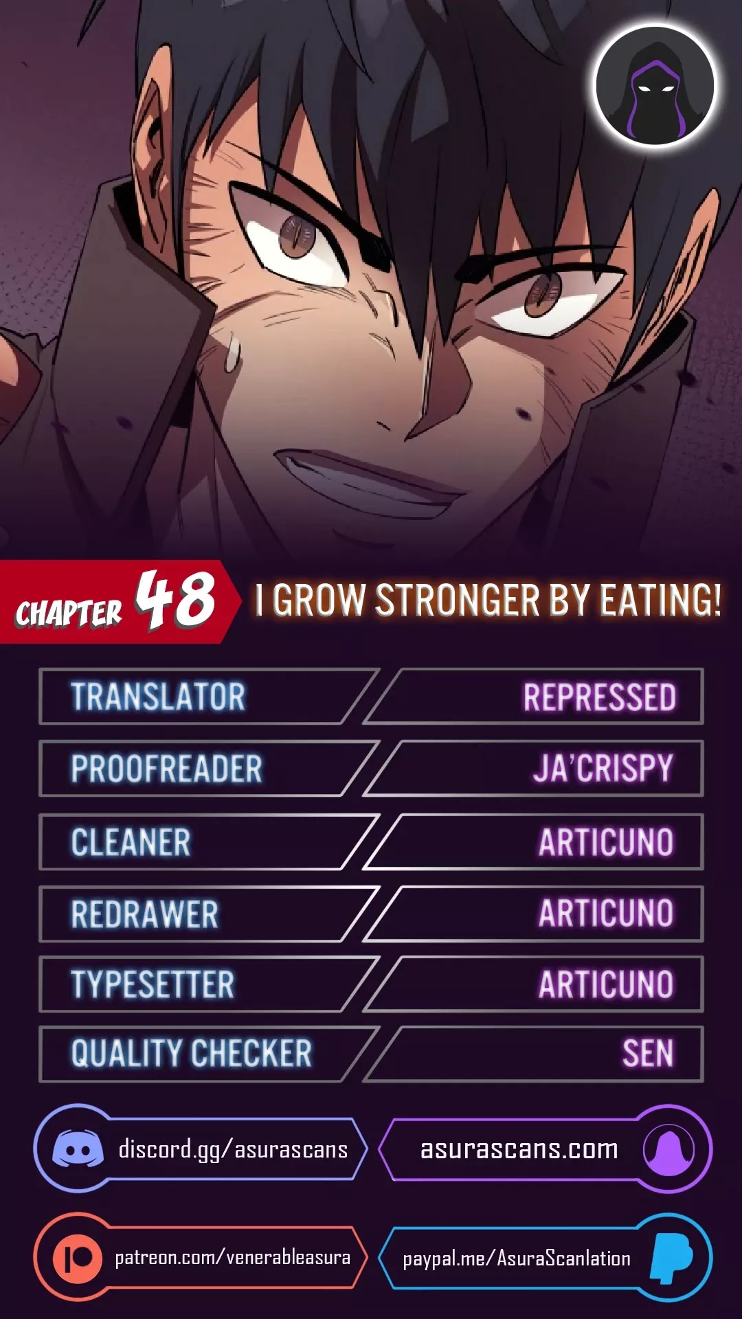 Read I Grow Stronger By Eating! Chapter 48 Online