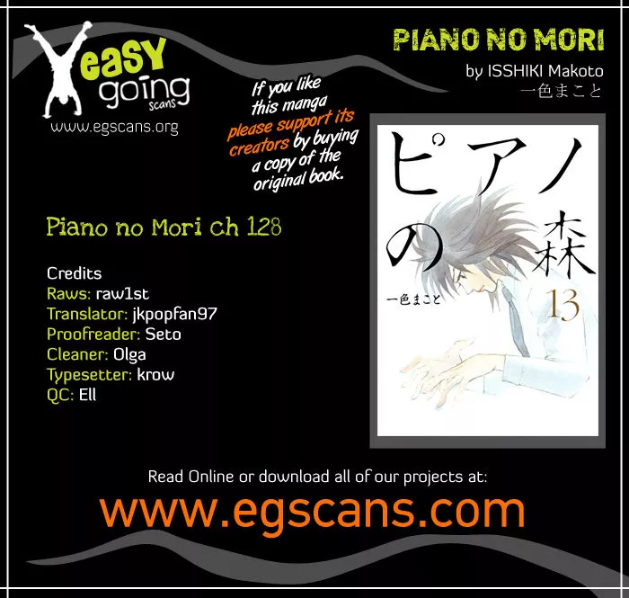 Read Piano no Mori Chapter 128 - Darkness Online