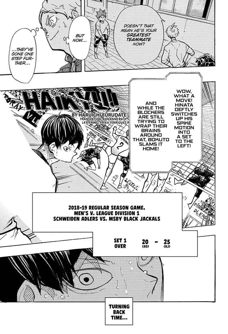 Read Haikyu!! Chapter 387 Online