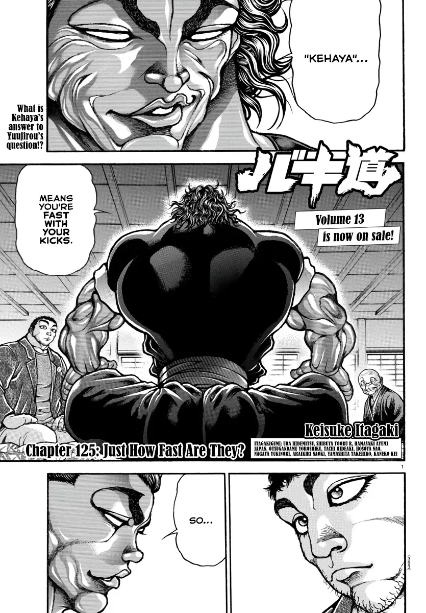 Read Baki-Dou (2018) Chapter 125 - Just How Fast Are They? Online